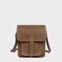 Tan 'CAROLYN' Real Leather iPad Tablet Crossbody Bag, Image 1 of 5