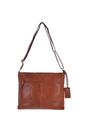 Tan Real Leather Vintage Medium  Shoulder Bag, Image 4 of 4