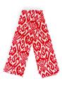 Red Damask Lightweight Cotton Scarf, Image 4 of 4