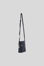 Black Genuine Leather Crossbody Bag with Adjustable Strap, Image 5 of 5