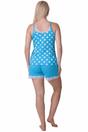 Aqua 100% Cotton Spot Printed Sleeveless Top Pyjama, Image 3 of 5