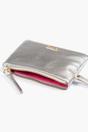 Silver Etre Silver Metallic Faux Leather Wristlet Purse, Image 2 of 2