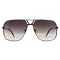Grey Aviator Shiny Light Nickeltin Smoke Grey Gradient GO00066, Image 1 of 3