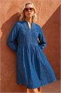 Indigo Petite Denim Tunic Dress, Image 1 of 4