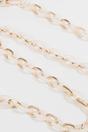 Cream Sarta Cream Marbled Oval Link Acrylic Bag Strap, Image 1 of 3