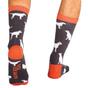 Navy 1 Pack Novelty Dog Patterned Bamboo Socks, Image 3 of 4
