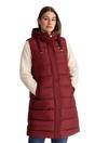 Wine Leona Quilted Gilet, Image 4 of 4