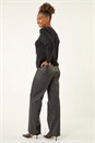 Black Glitter Embossed Knit Top, Image 3 of 5