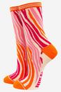 Multi Colourful Zebra Print Bamboo Socks Gift Set Box, Image 3 of 5