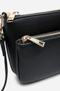 Black Elani Small Double Zip Cross Body Bag, Image 6 of 7