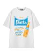 White Coca Cola Fanta Orange Drink X-Large T-Shirt, Image 1 of 6