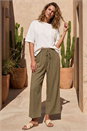 Ivory  Textured Pocket T-Shirt, Image 2 of 4
