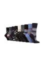 Multi 9 Pairs NON ELASTIC Soft Bamboo Socks, Image 1 of 3