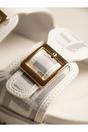 White iKrush White Willow Patterned Buckle Sandals, Image 2 of 8