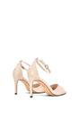Beige Stiletto Heel Open Toe Sandals With Ankle Strap, Image 4 of 6