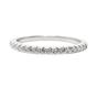 Silver Diamond Moissanite Crystal Sterling Silver Ring, Image 1 of 1