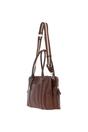 Tan 'Cuore di Cuoio' 3 Section Large Leather Handbag, Image 3 of 4