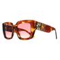 Brown Square Striped Tobacco Pink Gradient Red MUB05S, Image 2 of 3