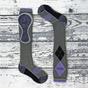 Blue 1 Pack Long Knee High Cotton Equestrian Socks, Image 4 of 5