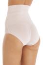 Beige High Waist Seamless Briefs, Image 3 of 4