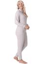 Beige Camille Lingerie Beige Comfy Fit Marl Hacci Pyjama set, Image 2 of 5