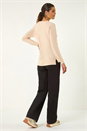 Natural  Soft Crew Neck Jumper, Image 3 of 5