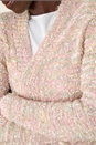 Light Pink Speckled Popcorn Knit Cardigan, Image 5 of 5