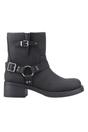 Black Nino Mid Cut Biker Boots, Image 4 of 5