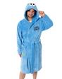 Blue Sesame Street Cookie Monster Hooded Bathrobe, Image 1 of 6
