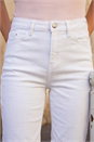 White Essential Stretch Knee Length Shorts, Image 4 of 4