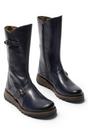Blue Womens MES 2 Calf Leather Zip Boots, Image 2 of 5