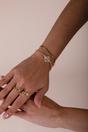 Gold Clover Diamante Bracelet, Image 3 of 3