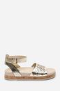 Gold Where's That From Gold Banyan Double Strap Flatform Sandal, Image 2 of 6