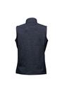 Navy Avalante Knitted Heather Full Zip Gilet, Image 2 of 4