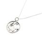 Silver Taurus Zodiac Horoscope Charm Sterling Silver Necklace, Image 1 of 1