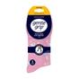 Light Pink 6 Pairs Ladies Non Elastic Patterned Socks, Image 5 of 5
