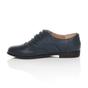 Navy Blue AJVANI Navy Blue Flat Lace Up Oxfords Brogues, Image 3 of 6