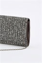 PEWTER Sparkle Clutch Bag, Image 4 of 5