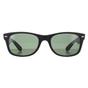 Black Ray-Ban Black Rectangle Black Rubber Green Sunglasses, Image 1 of 6