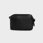 Black Assots London Black 'AVON' Soft Nappa Full Grain Real Leather Crossbody Bag, Image 4 of 5