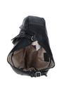 Black 'Meath' Real Leather Shoulder Bag, Image 5 of 5