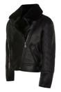 Black B3 Sheepskin Leather Flying Jacket, Image 2 of 4