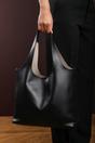 Black Where's That From Black Citron Shoulder Tote Bag, Image 8 of 8