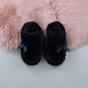 Navy Blue AJVANI Navy Blue Fluffy Mule Slippers, Image 4 of 6
