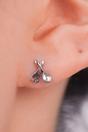 Silver Mia Gioielli Silver Sterling Silver Fork & Spoon Studs, Image 2 of 3