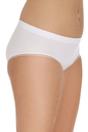 White 3 Pack Seamless High Leg Briefs, Image 2 of 3