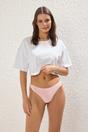 Multi 5 Pack Seamless High Leg Knitted Bikini Briefs, Image 5 of 6