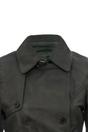 Green Womens Nappa Leather Trench Coat-Mosul, Image 4 of 4