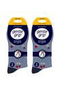 Blue 6 Pairs Wildlife Dogs Cats Patterned Socks, Image 2 of 2