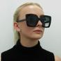 Black Jimmy Choo Black Square Black Dark Grey Gradient AURI/G/S, Image 6 of 6